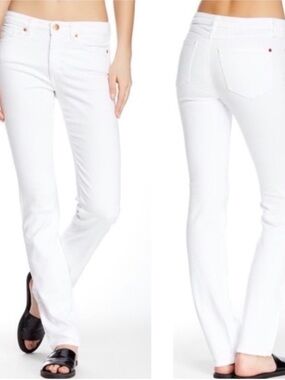 SPANX Slim-X White Straight-Leg Women’s Jeans